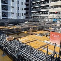 梁配筋作業